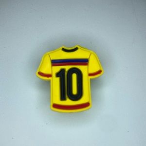 10/$13 Soccer Jersey shoe charm/jibbitz